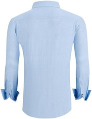 Alex Vando Mens Printed Dress Shirts Long Sleeve Regular Fit Button Down Shirt