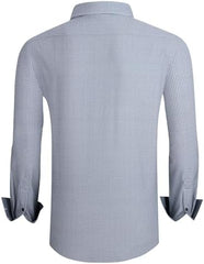 Alex Vando Mens Printed Dress Shirts Long Sleeve Regular Fit Button Down Shirt