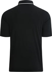 Alex Vando Mens Stain Resistant Polo Shirt Short Sleeve Soild Stretch Performance Work Polo Shirts for Men
