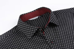 Alex Vando Mens Printed Dress Shirts Long Sleeve Regular Fit Button Down Shirt