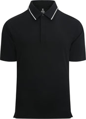 Alex Vando Mens Stain Resistant Polo Shirt Short Sleeve Soild Stretch Performance Work Polo Shirts for Men