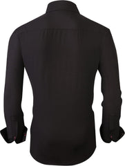 Alex Vando Mens Dress Shirt Wrinkle Free Regular Fit 4-Way Stretch Button Down Shirts