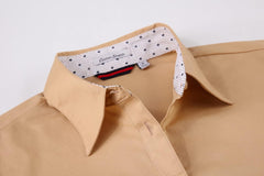 Alex Vando Womens Dress Shirts Wrinkle Free Regular Fit Long Sleeve Stretch Work Shirt