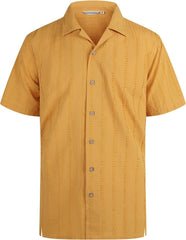 Alex Vando Mens Dress Shirts 4-Way Stretch Wrinkle Free Regular Fit Short Sleeve Men Button Down Shirt