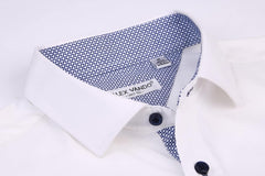 Alex Vando Mens Dress Shirts 4-Way Stretch Wrinkle Free Regular Fit Short Sleeve Men Button Down Shirt