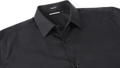 Alex Vando Mens Dress Shirt Easy Care Slim Fit Long Sleeve Cotton Stretch Button Down Shirt