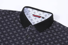 Alex Vando Mens Polo Shirts Short Sleeve Regular Fit Fashion Designed Shirt