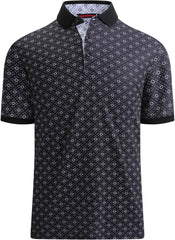 Alex Vando Mens Polo Shirts Short Sleeve Regular Fit Fashion Designed Shirt