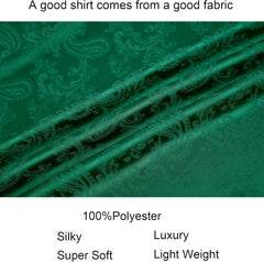 Alex Vando Mens Luxury Satin Dress Shirt Long Sleeve Silk Shiny Sateen Party Shirt