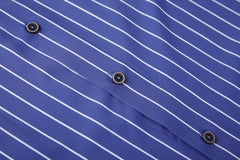 Alex Vando Mens Button Down Shirts Wrinkle Free 4-Way Stretch Print Business Casual Shirt