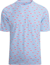 Alex Vando Mens Tie-Dye Printed 4-Way Stretch T-Shirts Short Sleeve Casual Shirt for Men