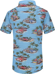 Alex Vando Mens Hawaiian Shirts Short Sleeve Summer Aloha Hawaii Shirts