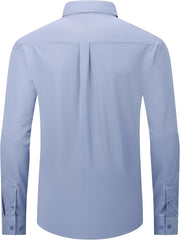 Alex Vando Mens Oxford Shirts Wrinkle Free Quick-Dry Casual Button Down Shirt