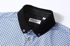 Alex Vando Mens Polo Shirts Short Sleeve Regular Fit Fashion Designed Shirt
