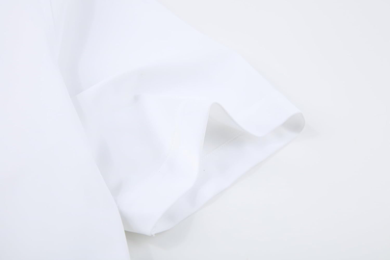 Alex Vando Mens Knitted Dress Shirts 8-Way Stretch Easy Care Solid Short Sleeve Shirt for Men