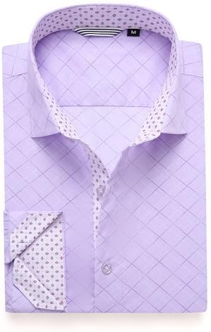 Alex Vando Mens Printed Dress Shirts Long Sleeve Regular Fit Button Down Shirt