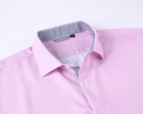 Alex Vando Mens Printed Dress Shirts Long Sleeve Regular Fit Button Down Shirt
