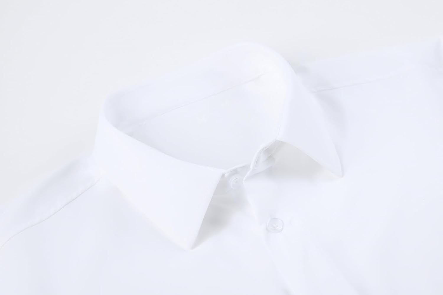 Alex Vando Mens Knitted Dress Shirts 8-Way Stretch Easy Care Solid Short Sleeve Shirt for Men