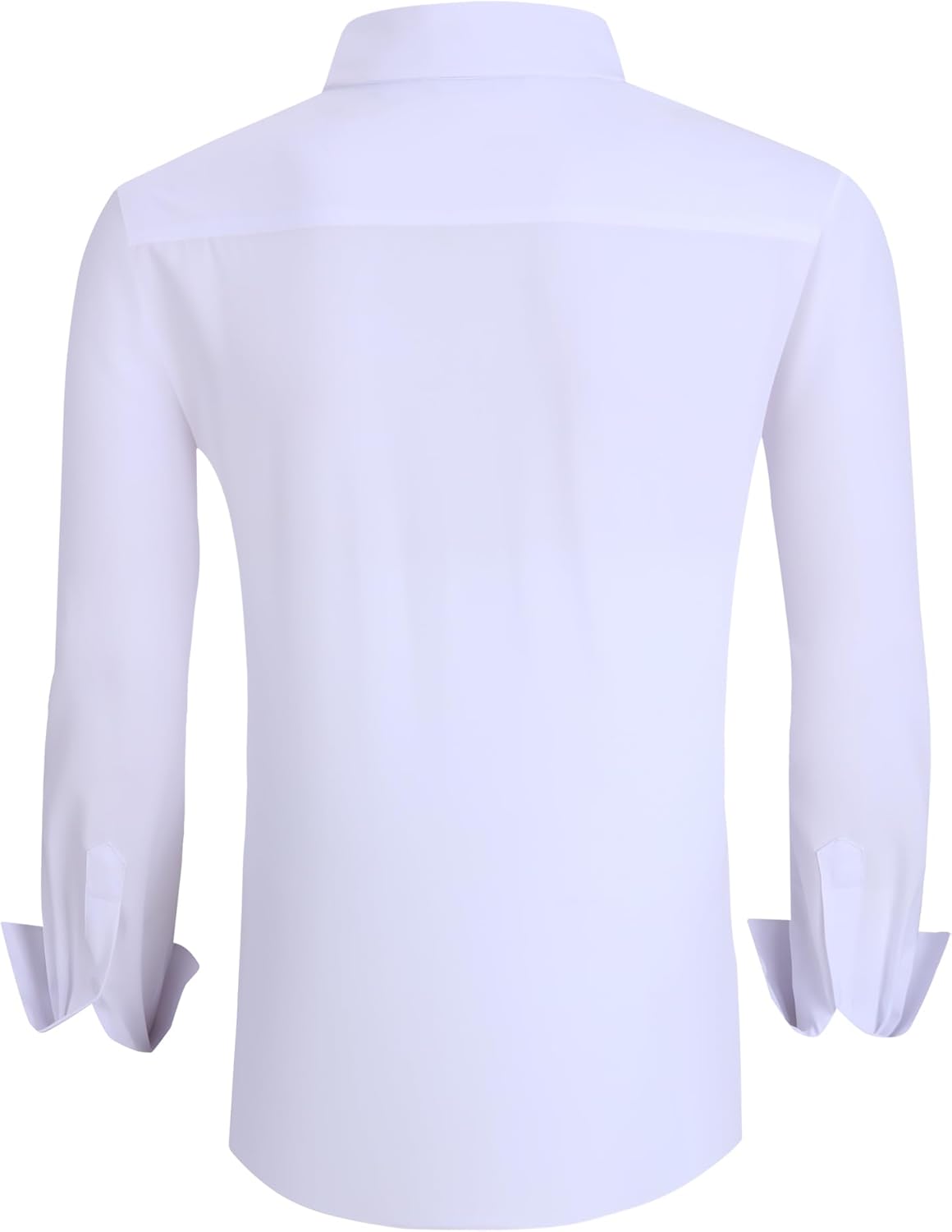 Alex Vando Mens Dress Shirt Wrinkle Free Regular Fit 4-Way Stretch Button Down Shirts