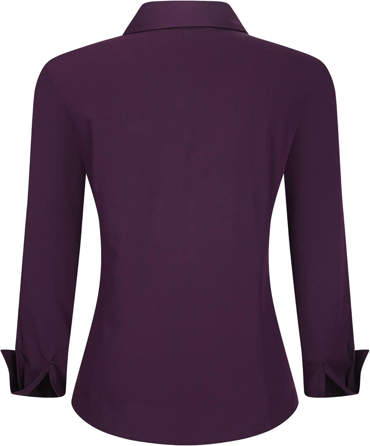 Alex Vando Womens Button Down Shirt Wrinkle Free Casual Long Sleeve Work Blouse Tops