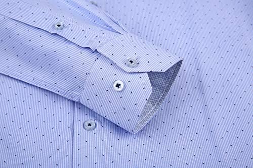 Alex Vando Mens Printed Dress Shirts Long Sleeve Regular Fit Button Down Shirt