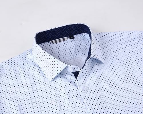 Alex Vando Mens Printed Dress Shirts Long Sleeve Regular Fit Button Down Shirt