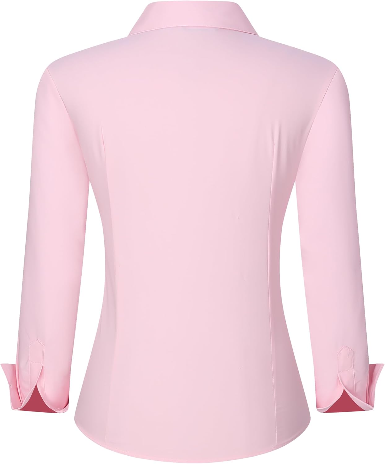 Alex Vando Womens Button Down Shirt Wrinkle Free Casual Long Sleeve Work Blouse Tops