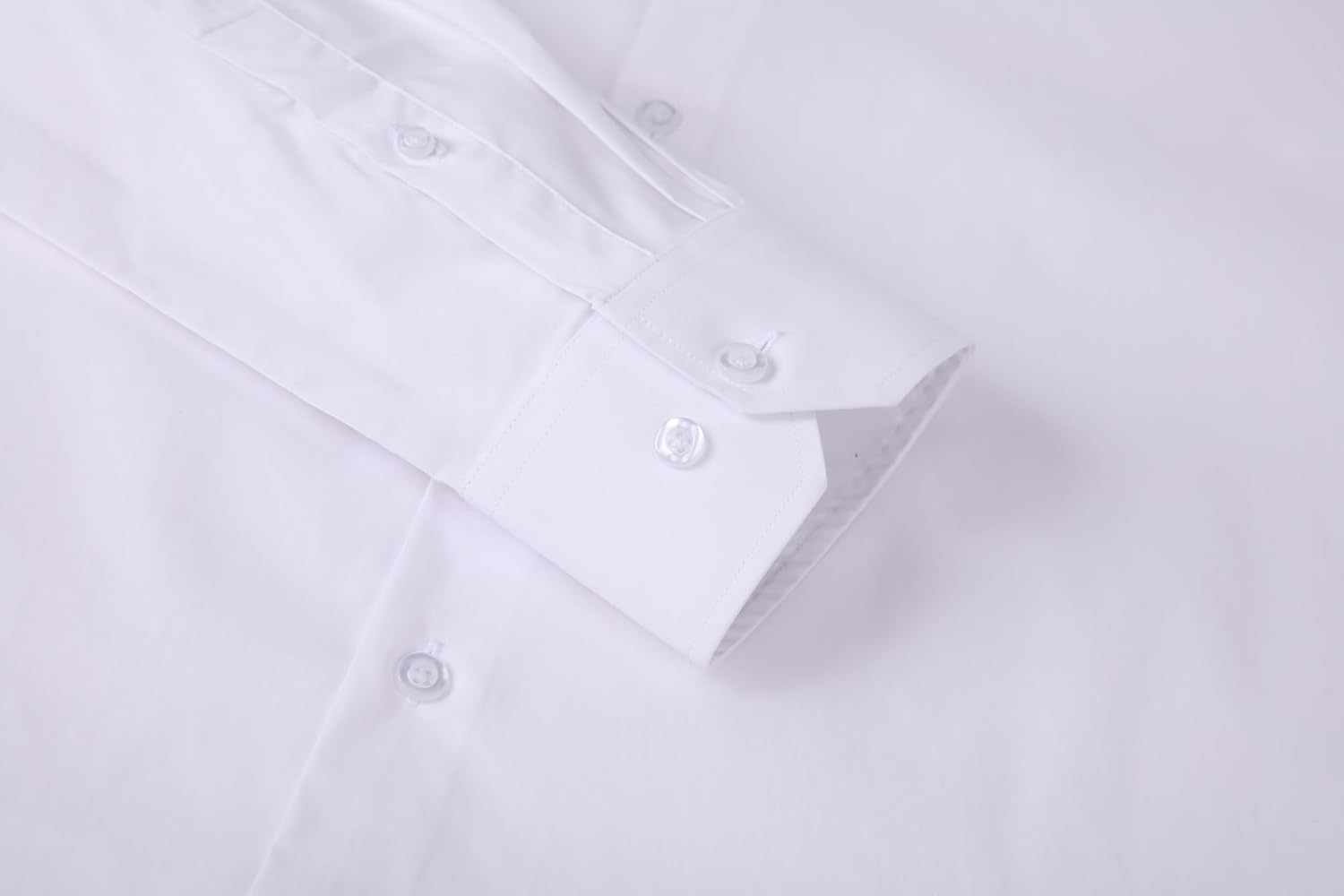 Alex Vando Mens Dress Shirt Easy Care Slim Fit Long Sleeve Cotton Stretch Button Down Shirt