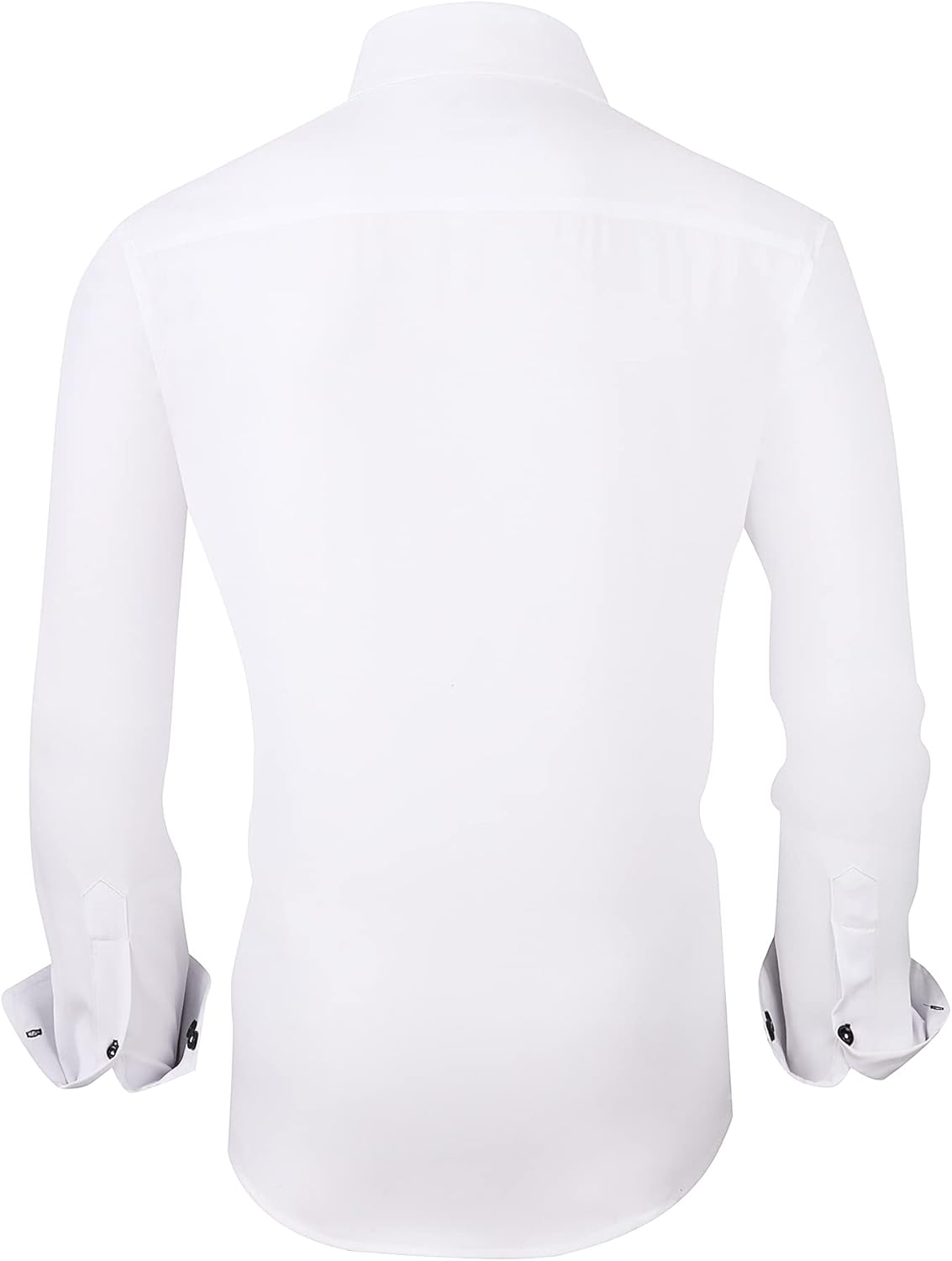 Alex Vando Mens Dress Shirt Wrinkle Free Regular Fit 4-Way Stretch Button Down Shirts