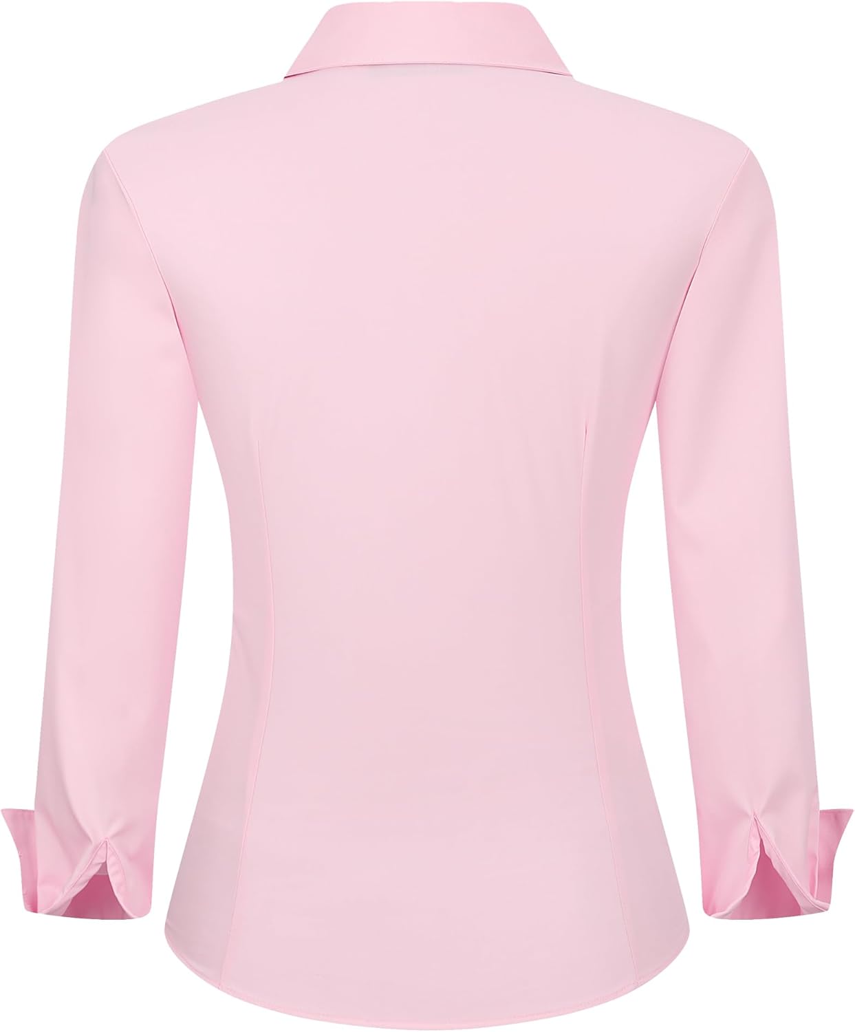 Alex Vando Womens Button Down Shirt Wrinkle Free Casual Long Sleeve Work Blouse Tops