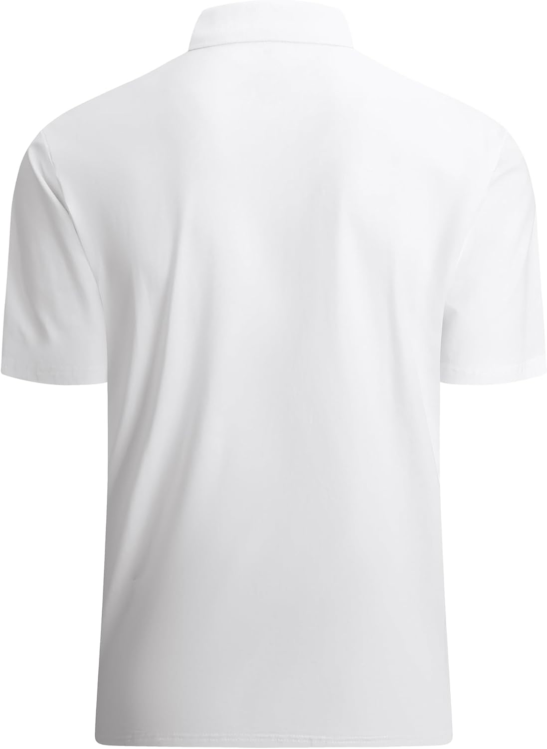 Alex Vando Mens Cotton Polo Shirts V-Neck Short Sleeve Casual Shirts for Men