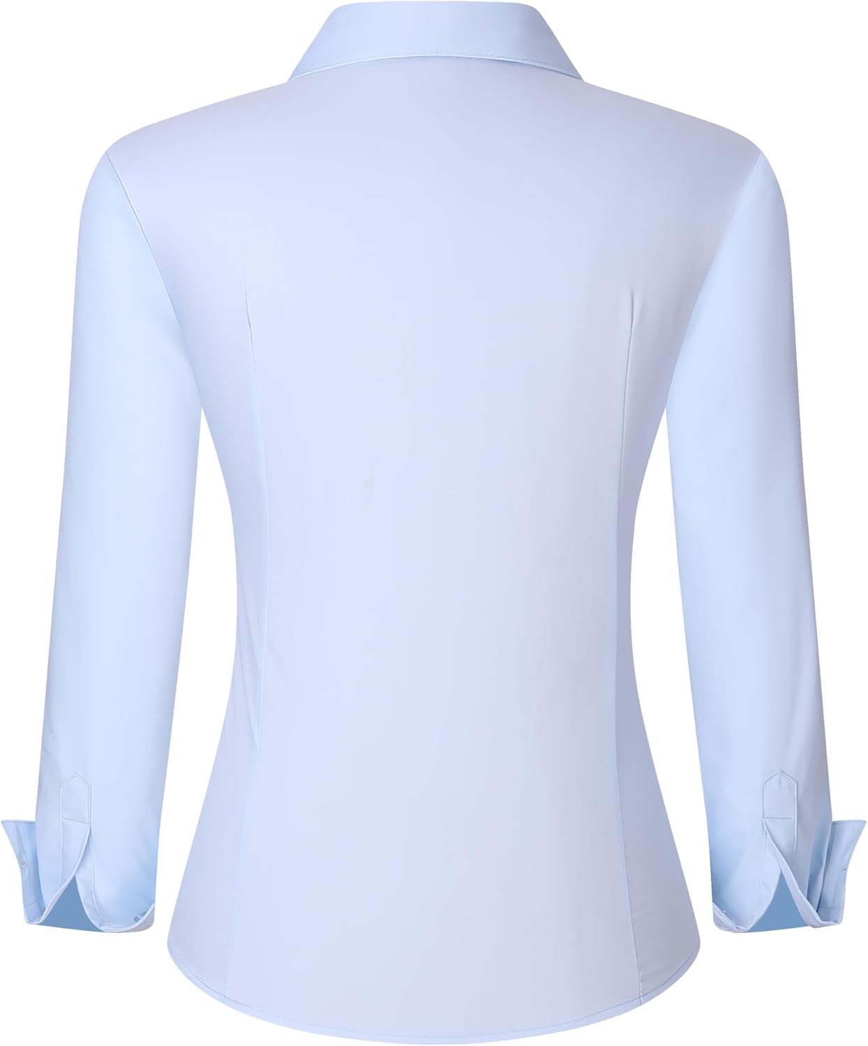 Alex Vando Womens Button Down Shirt Wrinkle Free Casual Long Sleeve Work Blouse Tops