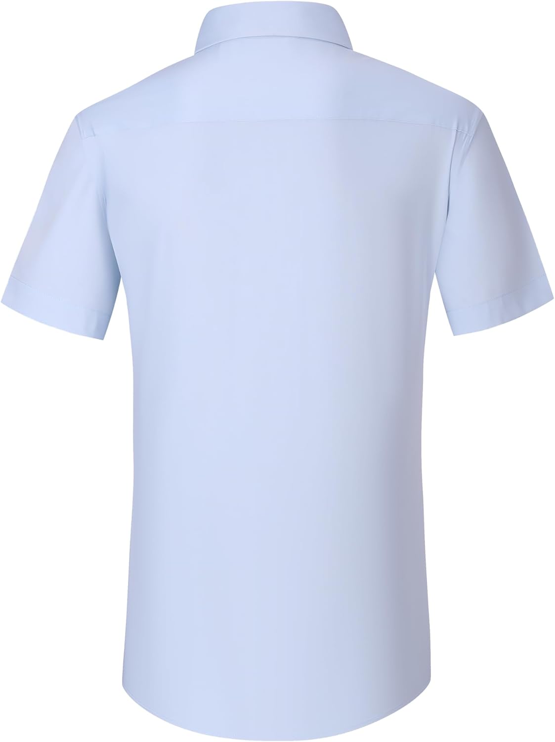 Alex Vando Mens Dress Shirts 4-Way Stretch Wrinkle Free Regular Fit Short Sleeve Men Button Down Shirt