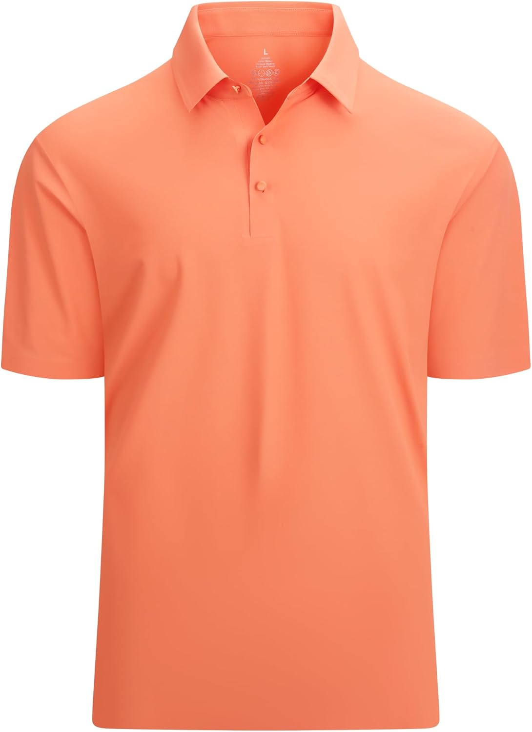 Alex Vando Mens Seamless Golf Shirt Moisture Wicking Quick-Dry Tailored Fit Polo Shirts