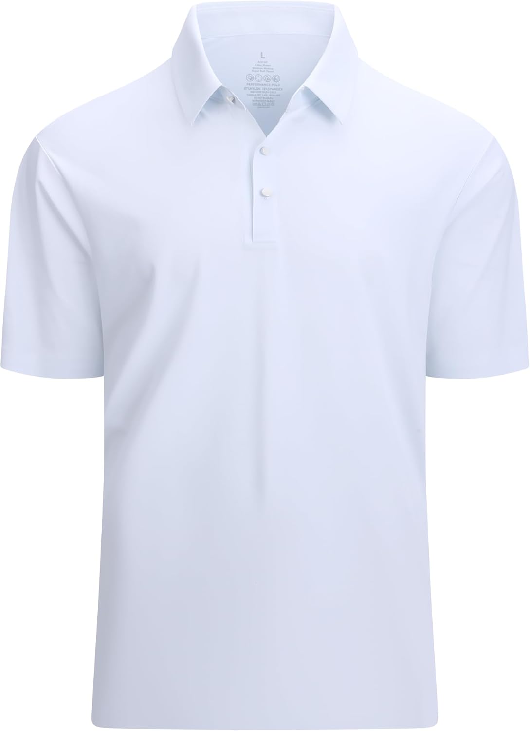 Alex Vando Mens Seamless Golf Shirt Moisture Wicking Quick-Dry Tailored Fit Polo Shirts