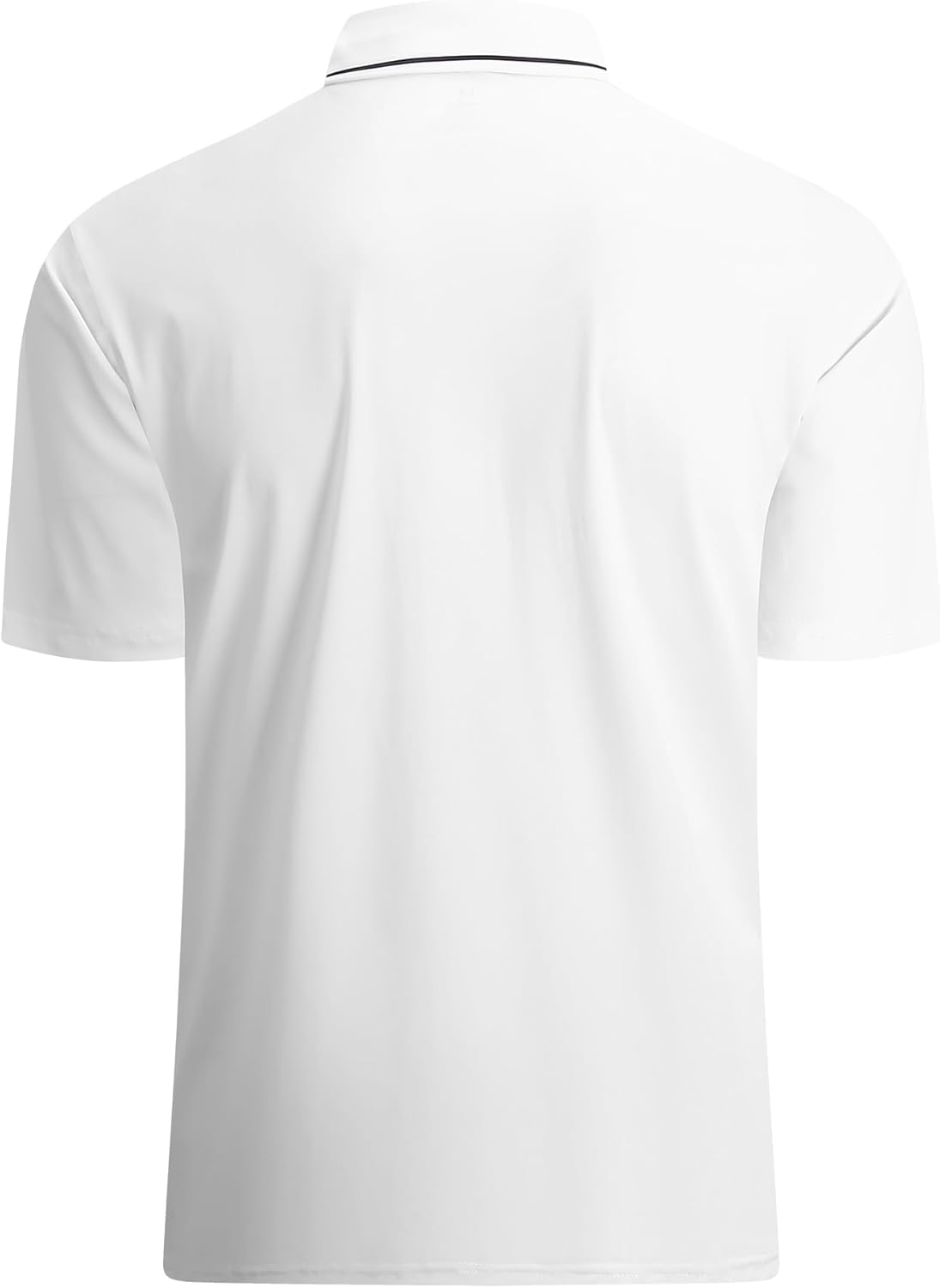 Alex Vando Mens Stain Resistant Polo Shirt Short Sleeve Soild Stretch Performance Work Polo Shirts for Men