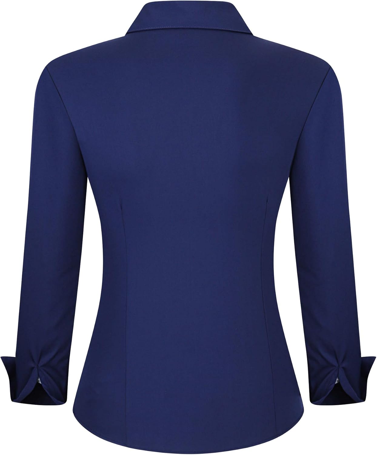 Alex Vando Womens Button Down Shirt Wrinkle Free Casual Long Sleeve Work Blouse Tops