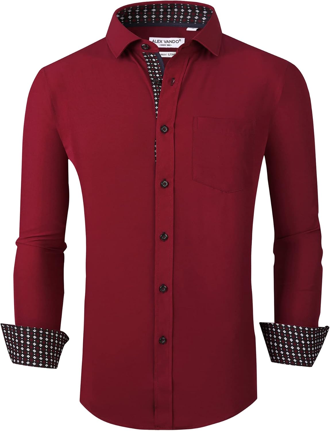 alex cannon dress shirts Alex Cannon Men's Button Down Long Sleeve