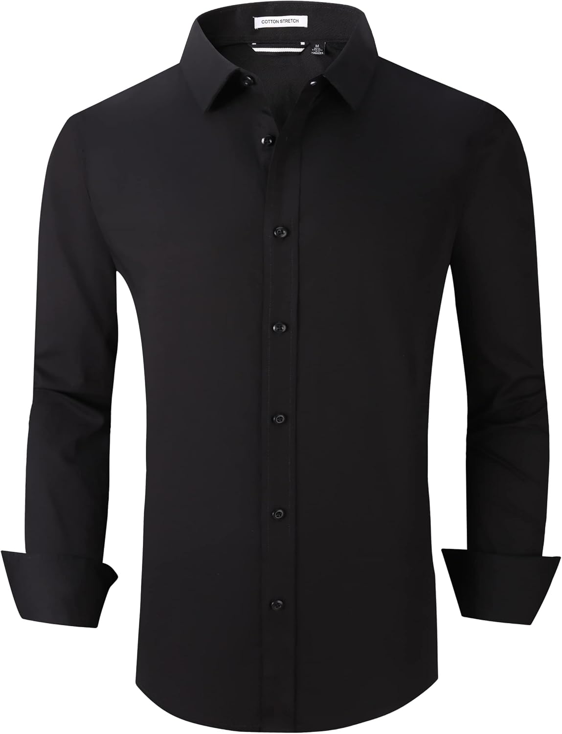 Alex Vando Mens Dress Shirts Regular Fit Long Sleeve Stretch Business Dress Shirts for Men