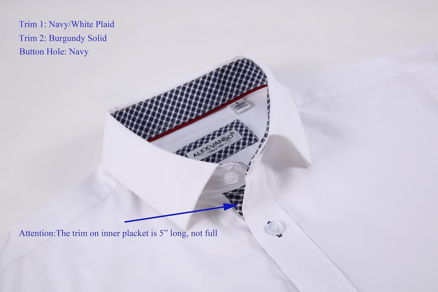 Alex Vando Mens Dress Shirts Regular Fit Long Sleeve Stretch Business Dress Shirts for Men