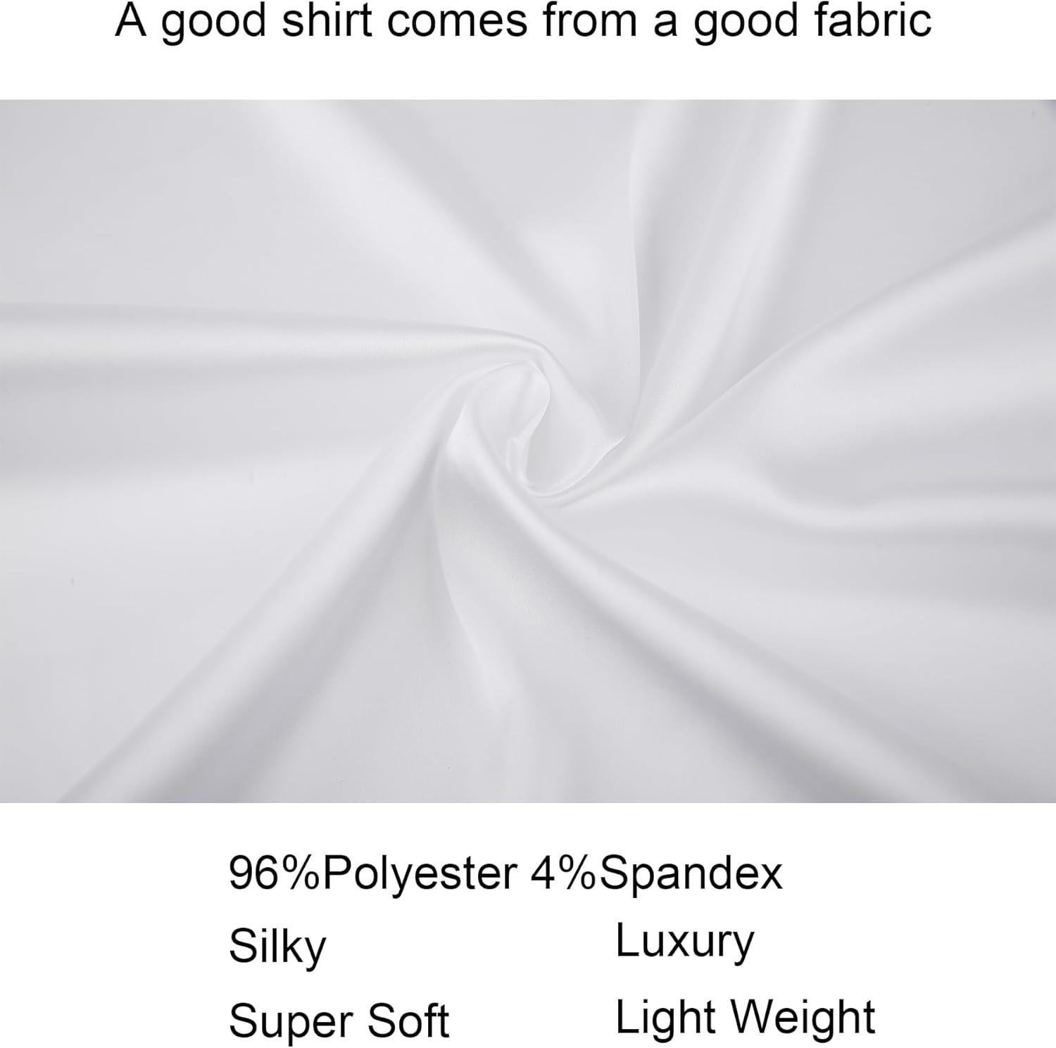 Alex Vando Mens Luxury Satin Dress Shirt Long Sleeve Silk Shiny Sateen Party Shirt