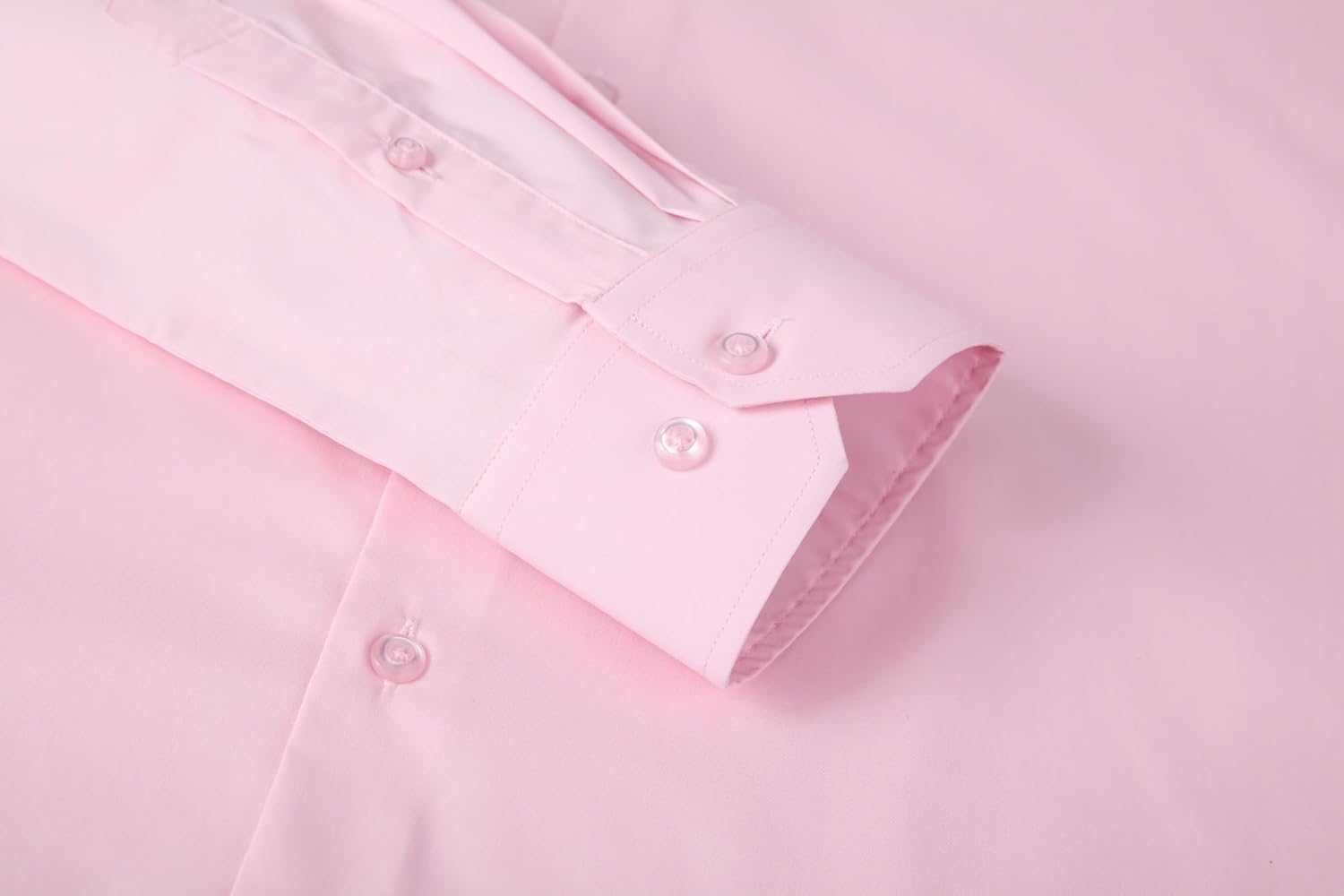Alex Vando Mens Dress Shirt Easy Care Slim Fit Long Sleeve Cotton Stretch Button Down Shirt
