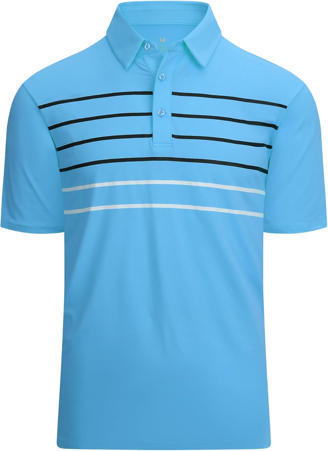Alex Vando Men's Sport Stripe Polo Shirt