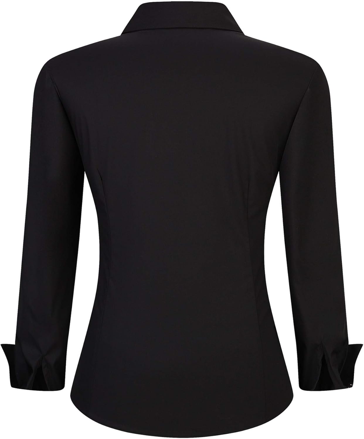 Alex Vando Womens Button Down Shirt Wrinkle Free Casual Long Sleeve Work Blouse Tops