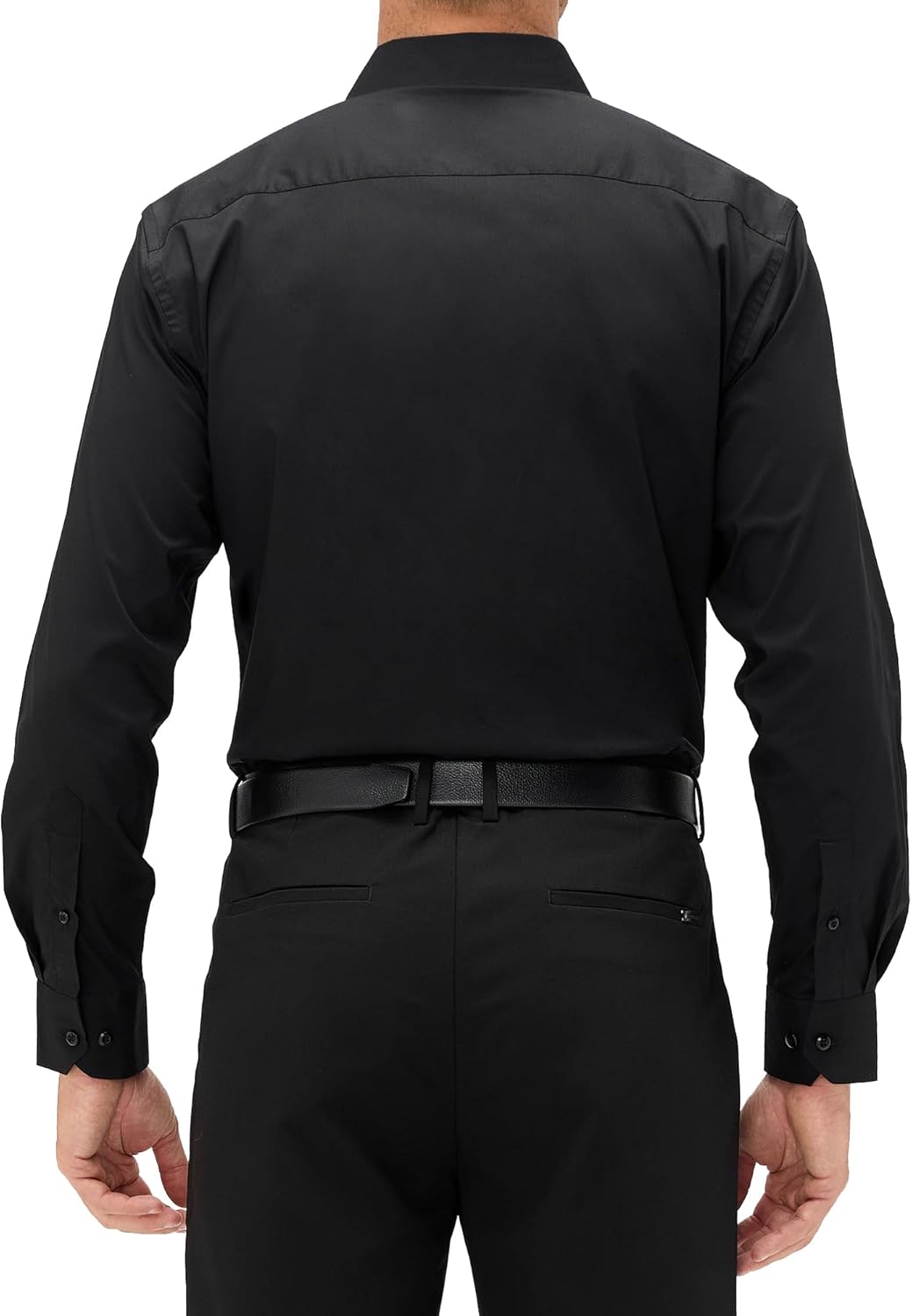 Alex Vando Mens Dress Shirt Wrinkle Free Regular Fit 4-Way Stretch Button Down Shirts
