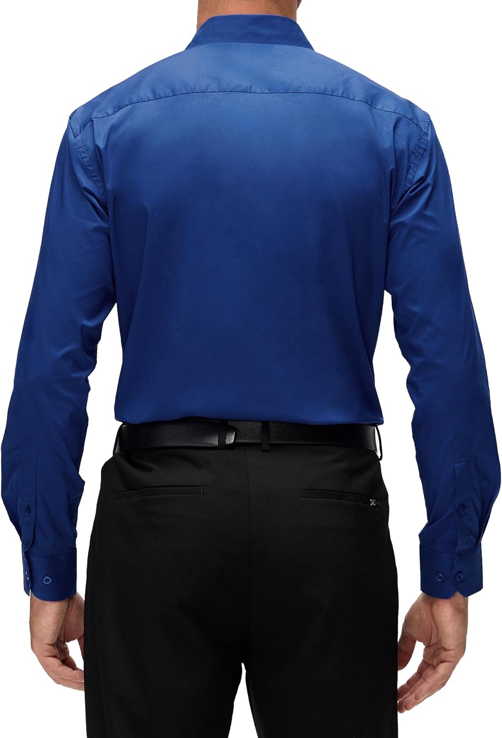 Alex Vando Mens Dress Shirt Wrinkle Free Regular Fit 4-Way Stretch Button Down Shirts
