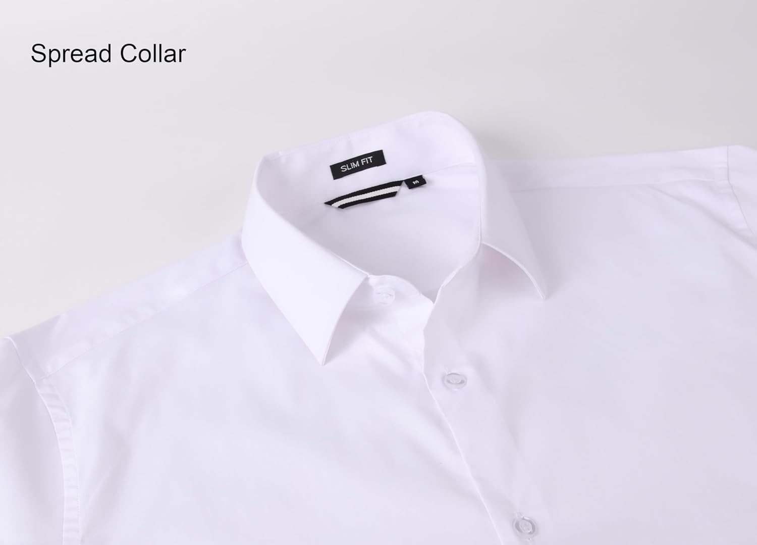 Alex Vando Mens Dress Shirt Easy Care Slim Fit Long Sleeve Cotton Stretch Button Down Shirt