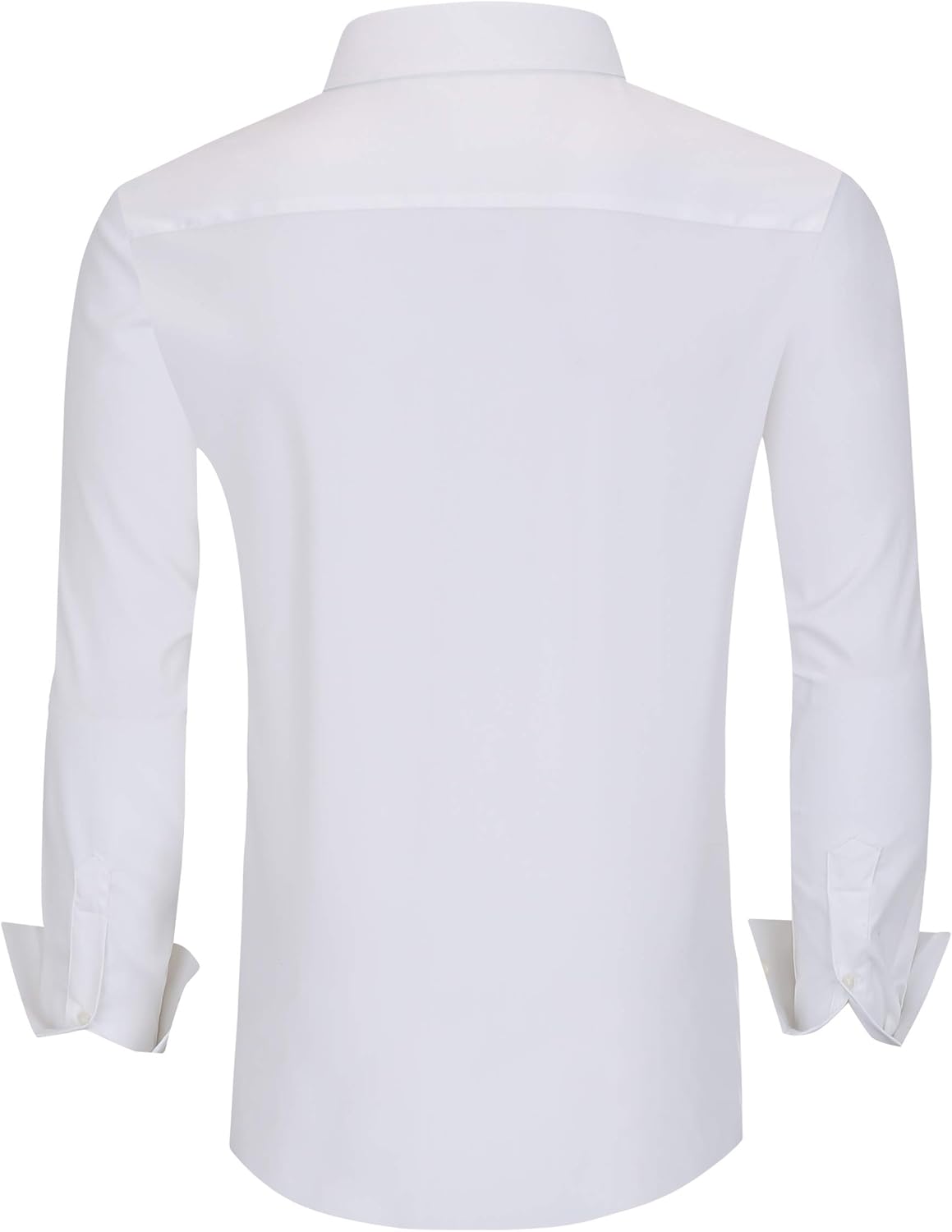 Alex Vando Mens Bamboo Dress Shirts Wrinkle Free Regular Fit Stretch Button Down Shirt
