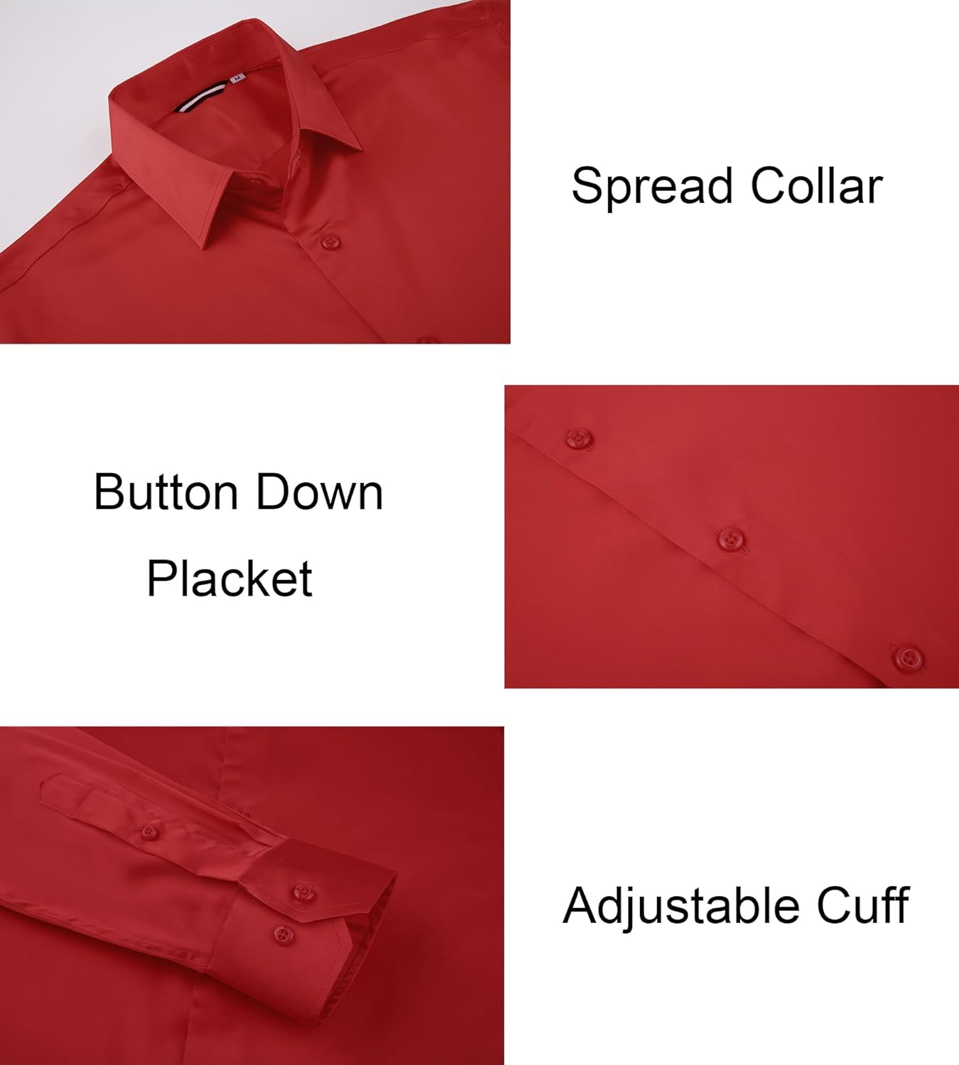 Alex Vando Mens Luxury Satin Dress Shirt Long Sleeve Silk Shiny Sateen Party Shirt