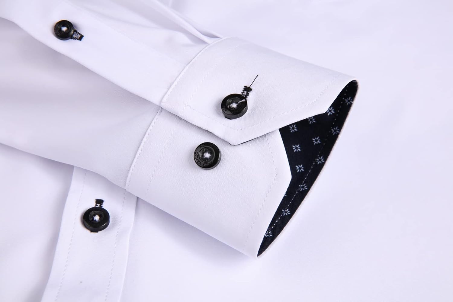 Alex Vando Mens Dress Shirt Wrinkle Free Regular Fit 4-Way Stretch Button Down Shirts